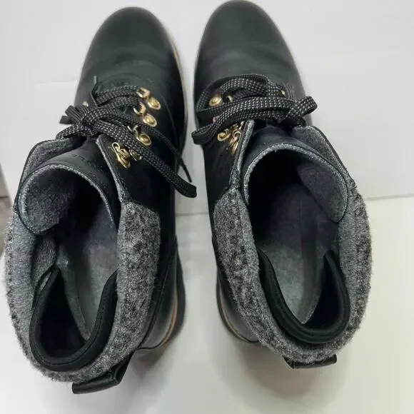 Cole Haan Nantucket Rugged Waterproof Leather Boots Size 10 - Picture 5 of 9